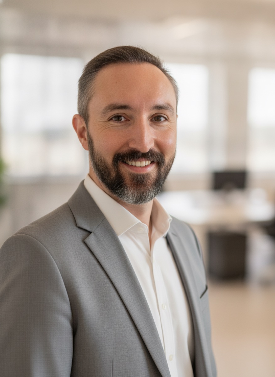 Porträt von Tim Rosen, Gründer von NovaData Solutions und Ansprechpartner für KI-Chatbots